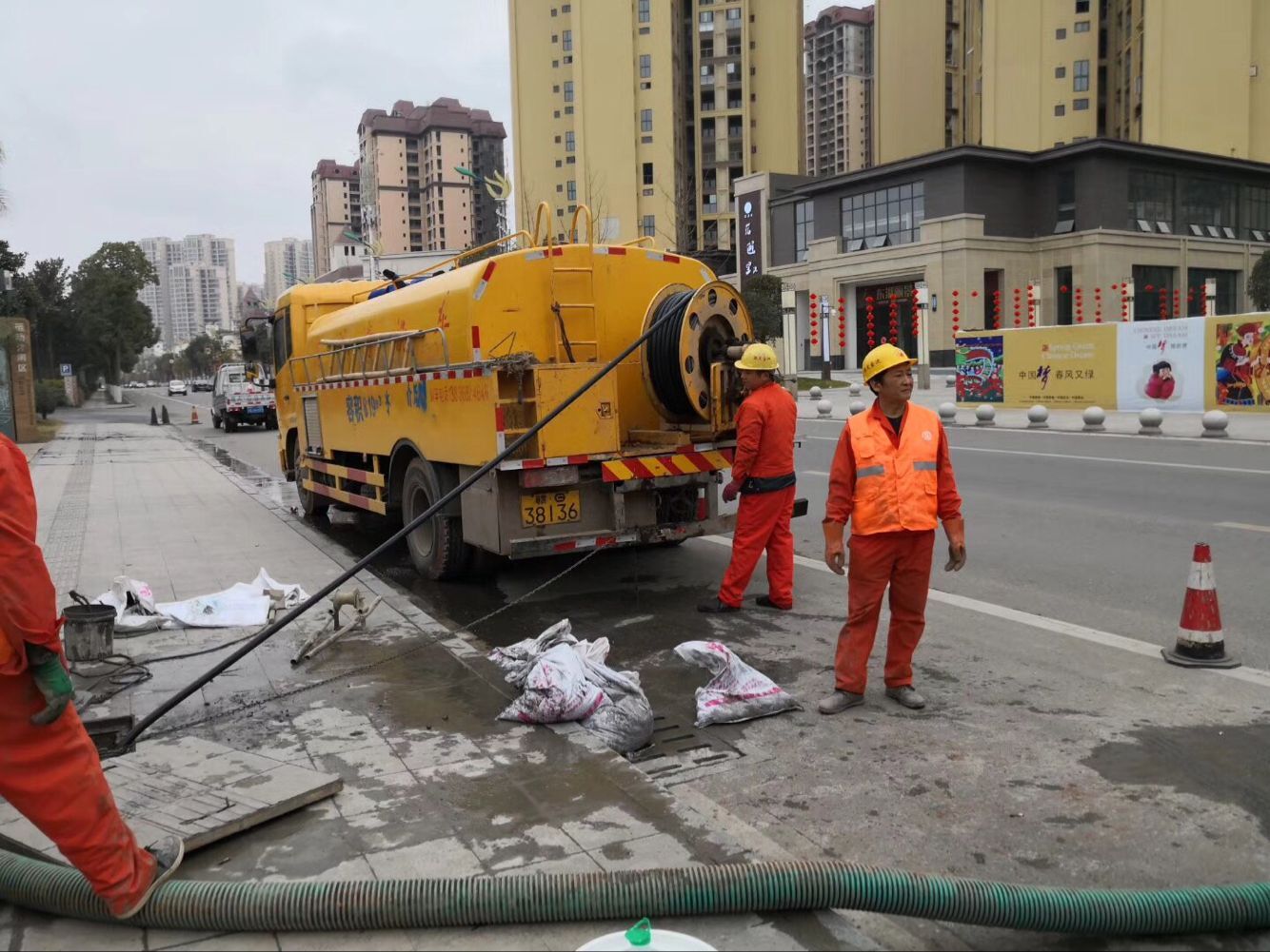 南安排污管道清淤-管道清洗